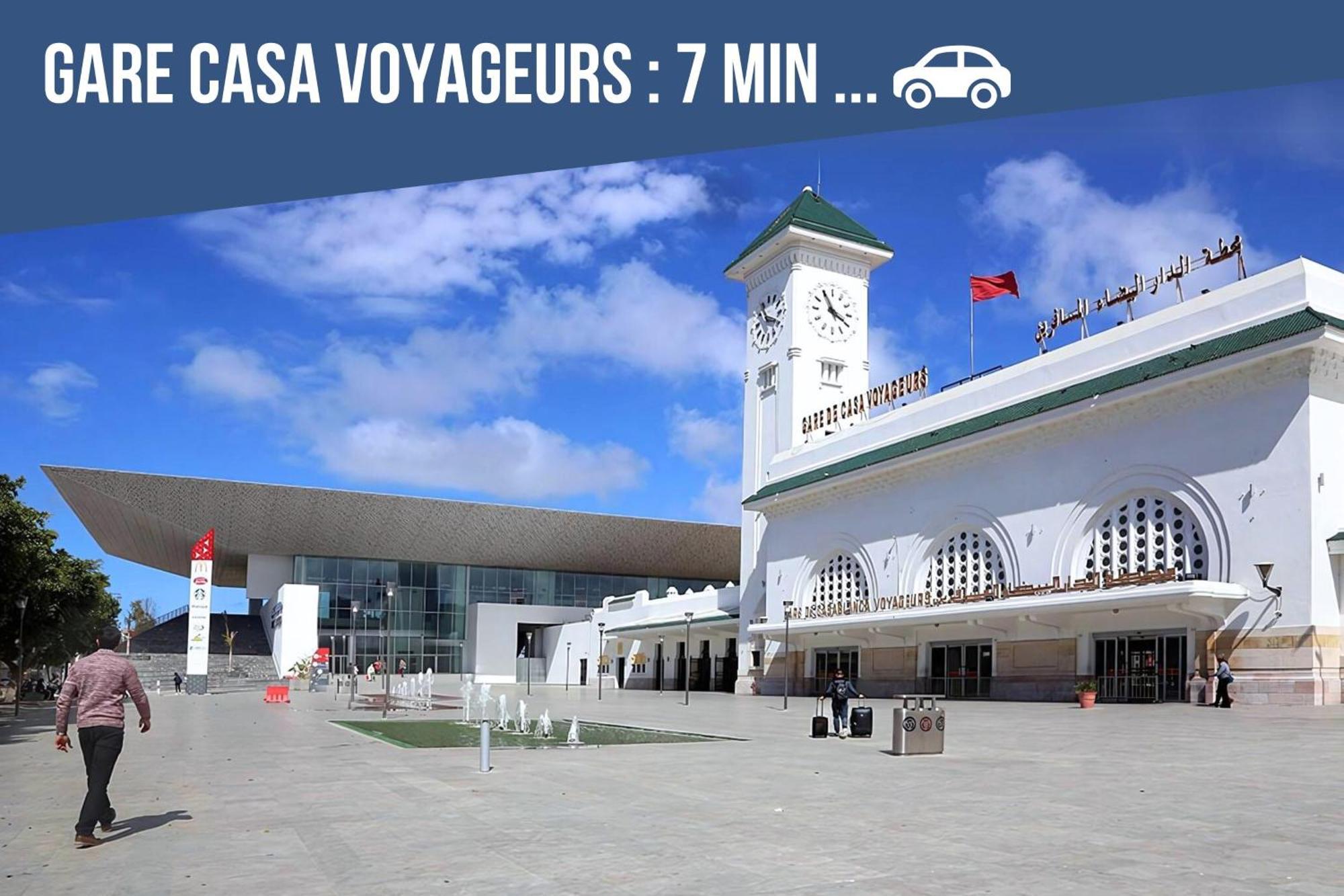 Studio Cosy Proche Gares & Mosque Hassan II Casablanca Luaran gambar